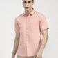 Orange Solid Slim Fit Casual Shirt | Greenfibre