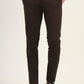 Olive Solid Super Slim Fit Casual Trouser | Greenfibre