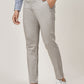 Light Grey Solid Neo Fit Casual Trouser | Greenfibre