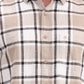 Beige Checked Casual Shirt | Greenfibre