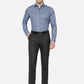 Blue Printed Slim Fit Party Wear Shirt | JB Studio