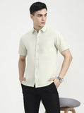 Pista Solid Slim Fit Casual Shirt | Greenfibre