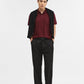 Wine Solid Slim Fit Polo T-Shirt | Greenfibre