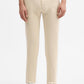Beige Solid Super Slim Fit Casual Trouser | Greenfibre