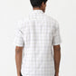 White Checked Smart Fit Semi Casual Shirt | Greenfibre