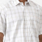 White Checked Smart Fit Semi Casual Shirt | Greenfibre