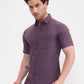 Voilet Solid Slim Fit Casual Shirt | Greenfibre