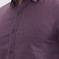 Voilet Solid Slim Fit Casual Shirt | Greenfibre