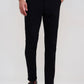 Black Solid Neo Fit Casual Trouser | Greenfibre