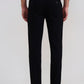 Black Solid Neo Fit Casual Trouser | Greenfibre