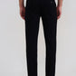 Black Solid Neo Fit Casual Trouser | Greenfibre