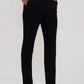 Black Solid Neo Fit Casual Trouser | Greenfibre
