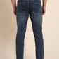 Mid Blue Washed Narrow Fit Jeans | Greenfibre