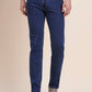 Mid Indigo Blue Washed Narrow Fit Jeans | Greenfibre
