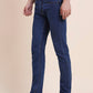 Mid Indigo Blue Washed Narrow Fit Jeans | Greenfibre