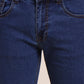 Mid Indigo Blue Washed Narrow Fit Jeans | Greenfibre