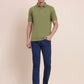Mid Indigo Blue Washed Narrow Fit Jeans | Greenfibre