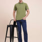 Mid Indigo Blue Washed Narrow Fit Jeans | Greenfibre