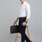 White Checked Regular Fit Formal Shirt | Greenfibre