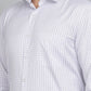 White Checked Regular Fit Formal Shirt | Greenfibre