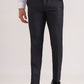 Grey Solid Slim Fit Formal Trouser | Greenfibre