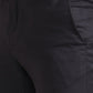 Grey Solid Slim Fit Formal Trouser | Greenfibre