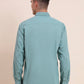 Sea Green Solid Smart Fit Semi Casual Shirt | Greenfibre