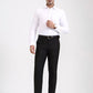 Brown Solid Super Slim Fit Formal Trouser | Greenfibre