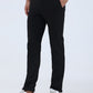 Black Solid Slim Fit Club Wear Trouser | Greenfibre