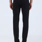 Black Solid Slim Fit Club Wear Trouser | Greenfibre