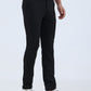 Black Solid Slim Fit Club Wear Trouser | Greenfibre
