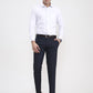 Blue Solid Super Slim Fit Formal Trouser | Greenfibre