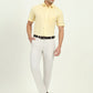 Light Yellow Solid Regular Fit Formal Shirt | Greenfibre