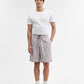 Purple Printed Regular Fit Shorts | Greenfibre