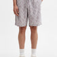 Purple Printed Regular Fit Shorts | Greenfibre