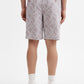 Purple Printed Regular Fit Shorts | Greenfibre