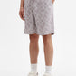 Purple Printed Regular Fit Shorts | Greenfibre