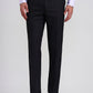 Black Printed Slim Fit Formal Trouser | Greenfibre