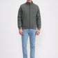 Olive Green Solid Slim Fit Winter Jacket | Greenfibre