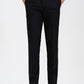 Black Solid Super Slim Fit Formal Trouser | Greenfibre