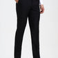 Black Solid Super Slim Fit Formal Trouser | Greenfibre