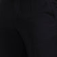 Black Solid Super Slim Fit Formal Trouser | Greenfibre