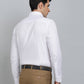 White Striped Slim Fit Formal Shirt | Metal