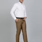 White Striped Slim Fit Formal Shirt | Metal