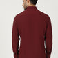 Maroon Solid Slim Fit Party Wear Shirt | Greenfibre