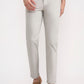 Light Grey Solid Slim Fit Casual Trouser | Greenfibre