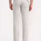 Light Grey Solid Slim Fit Casual Trouser | Greenfibre
