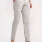 Light Grey Solid Slim Fit Casual Trouser | Greenfibre