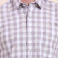 Purple Checked Smart Fit Semi Casual Shirt | Greenfibre
