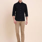 Khaki Printed Super Slim Fit Casual Trouser | Greenfibre